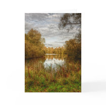 Peace By the Lake greetings card