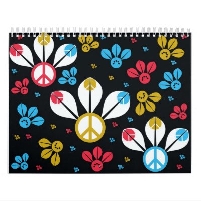 Peace Calender Wall Calendars by jvinnyg