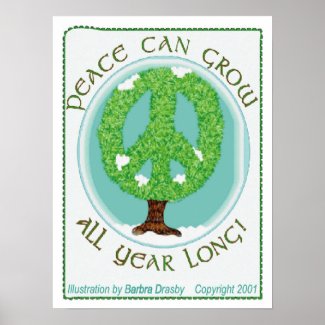 Peace Can Grow Poster