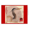 Peace Card Red by ArtByLindaLou Peace Card Red