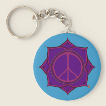 Peace Chakra Keychain keychains