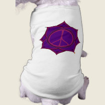 Peace Chakra Pet T pet clothing