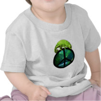 peace chameleon t shirts