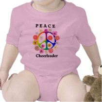 Peace Cheerleader t-shirts