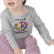 Peace Cheerleader t-shirts