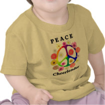 Peace Cheerleader t-shirts
