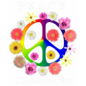 Peace Cheerleader t-shirts
