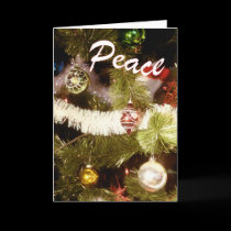 Peace Christmas card cards