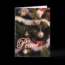 Peace Christmas card cards