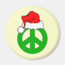 Peace Christmas Magnet