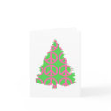 PEACE CHRISTMAS TREE cards