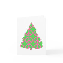 PEACE CHRISTMAS TREE cards