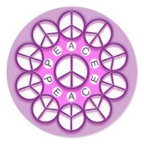 PEACE CIRCLES stickers by dgpaulart PEACE CIRCLES stickers