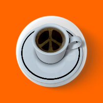 Peace coffee buttons