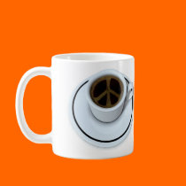 Peace coffee mugs