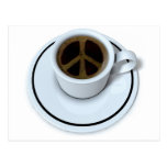 Peace coffee postcards