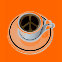 Peace coffee t-shirts