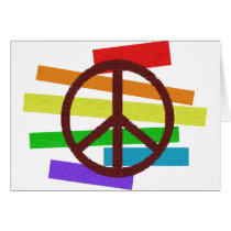 peace colour flag cloth-like cards