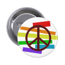 peace colour flag cloth-like buttons