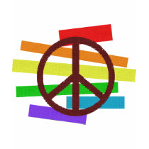 peace colour flag cloth-like t-shirts