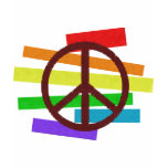 peace colour flag cloth-like shirt
