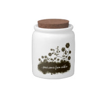 Peace comes from within candy jar candy jars