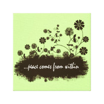 Peace comes from within Canvas Print canvas prints