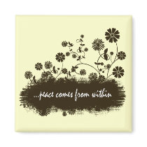 Peace comes from within magnet magnets