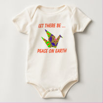Peace Crane Baby Onesie/Creeper t-shirts