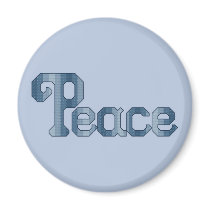 Peace Cross Stitch Pattern magnets by ingasi Peace Cross Stitch Pattern magnets