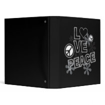 peace design allover binders