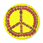 Peace Devils Fridge Magnets