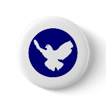 Peace Dove Button