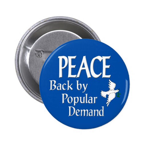 Peace Dove button