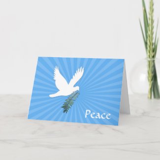 Peace Dove Card card