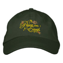 Peace Dove Embroidered Hat