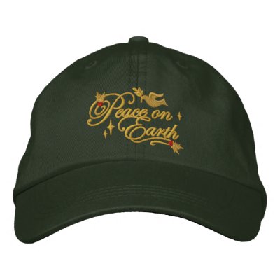 Peace Dove embroidered hats