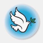 peace dove fridge magnet