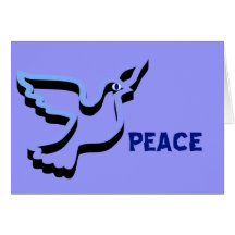 Peace Dove Happy New Year Card