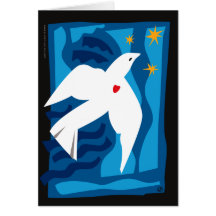 Peace Dove Holiday Card
