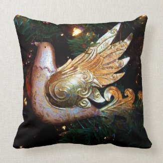 PEACE DOVE HOLIDAY PILLOW artist Rok It Art