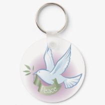 Peace Dove Keychain by Rose_Creek_Boutique Peace Dove Keychain