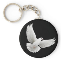 Peace Dove Keychain