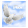Peace Dove Ladies Babydoll T-Shirt