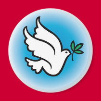 peace dove magnets