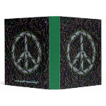 Peace dove sign cool graphic art binder design