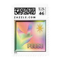 "Peace" Dove Small Postage