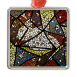 Peace Dove Square Christmas Ornament Peace Dove Square Christmas Ornament