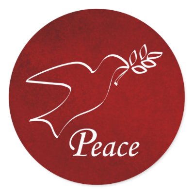 Peace Dove stickers