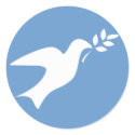 Peace Dove stickers by artmarx Peace Dove stickers